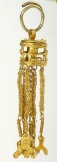 височное украшение золото, II-I  вв. до н.э.
