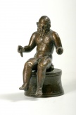 статуэтка, изображающая Сатира.бронза, II - III в. н.э.
