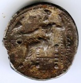 Монета тетрадрахма. IV в. до н.э.