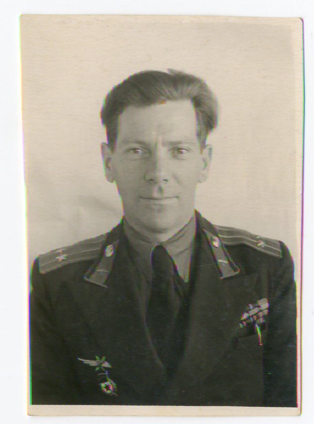 Фотография «Подполковник ВВС СССР Кузьменко С.Е.». СССР. 1955 год