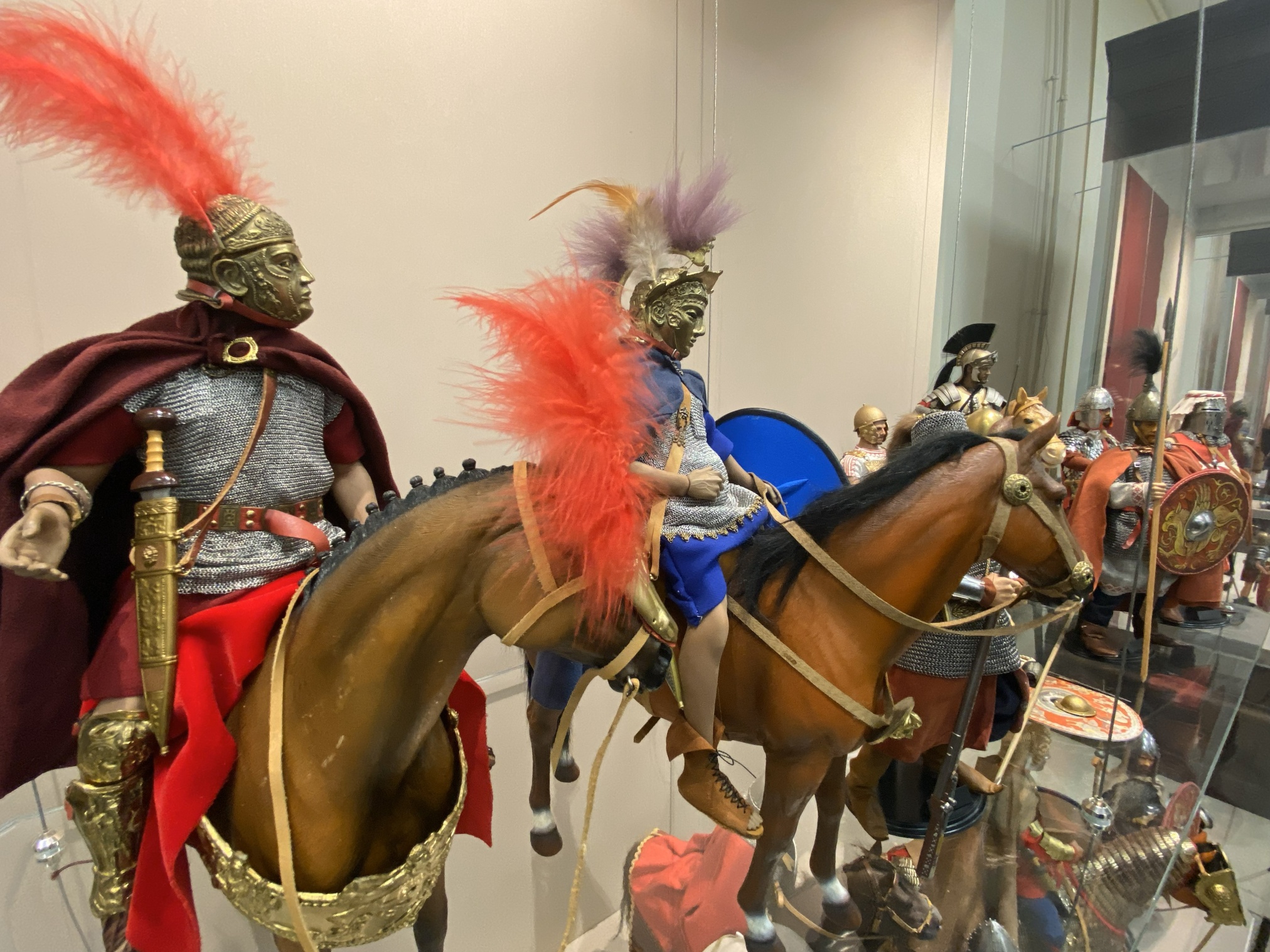 Фрагмент выставки «Военная история в шестом масштабе»