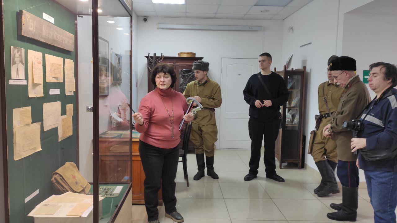 Открытие выставки «Снежный февраль 1943.Освободителям Ростова-на-Дону посвящается»