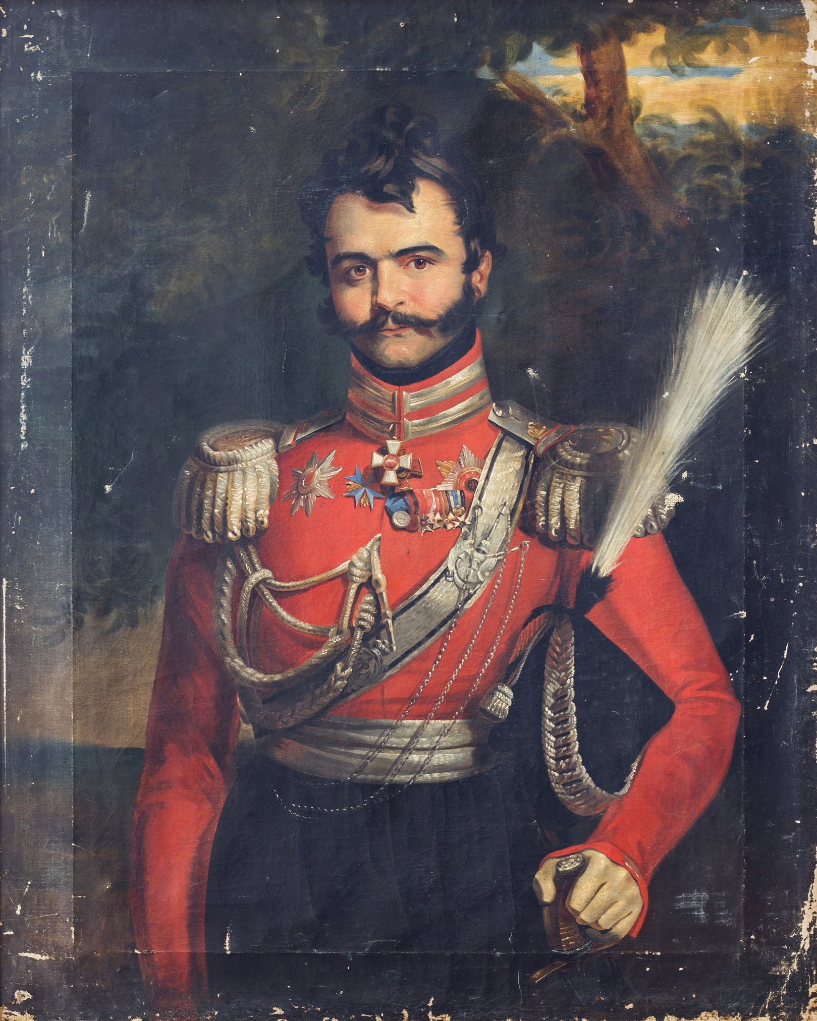 Портрет графа В.В. Орлова-Денисова. Российская империи. 1890-1912 Холст, масло