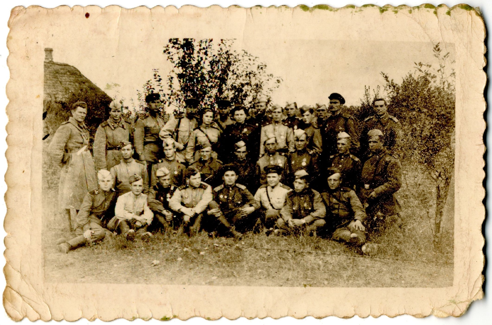 Фотография "Бойцы 248-й стрелковой дивизии после окончания боев". Миус-фронт. Август 1943 года