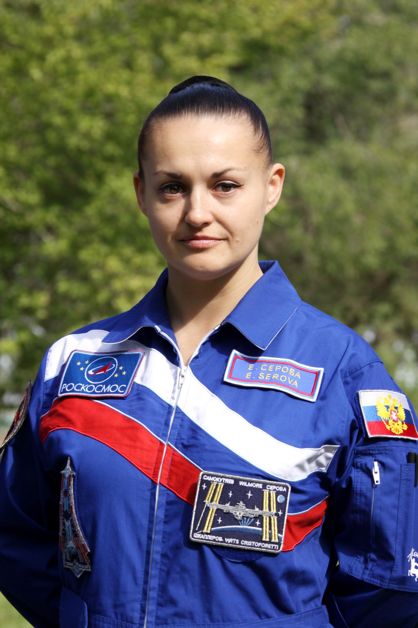 Космонавт Елена Серова. Байконур, сентябрь 2014 года