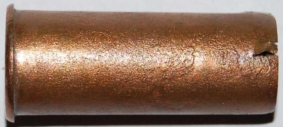 Гильза от 14.5-мм капсульного патрона к винтовке «Snider-Enfield Mk I» образца 1866 года. Великобритания. Османская империя. Вторая половина XIX века Гильза от 14.5-мм капсульного патрона к винтовке «Snider-Enfield Mk I» образца 1866 года. Великобритания. Османская империя. Вторая половина XIX века