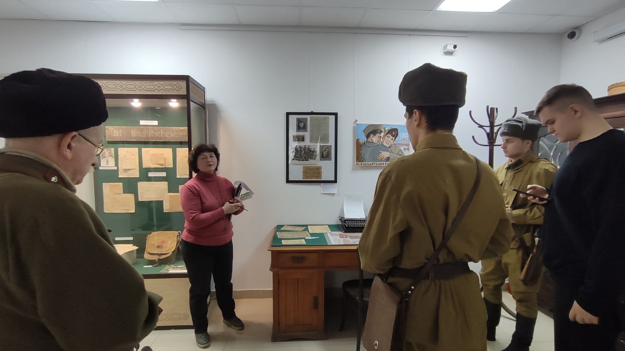 Открытие выставки «Снежный февраль 1943.Освободителям Ростова-на-Дону посвящается»