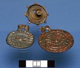 фибула, зеркала бронза, I-III вв.н.э.


