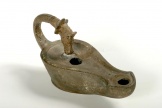 светильник с головой лошади бронза, II - III вв. н.э.
