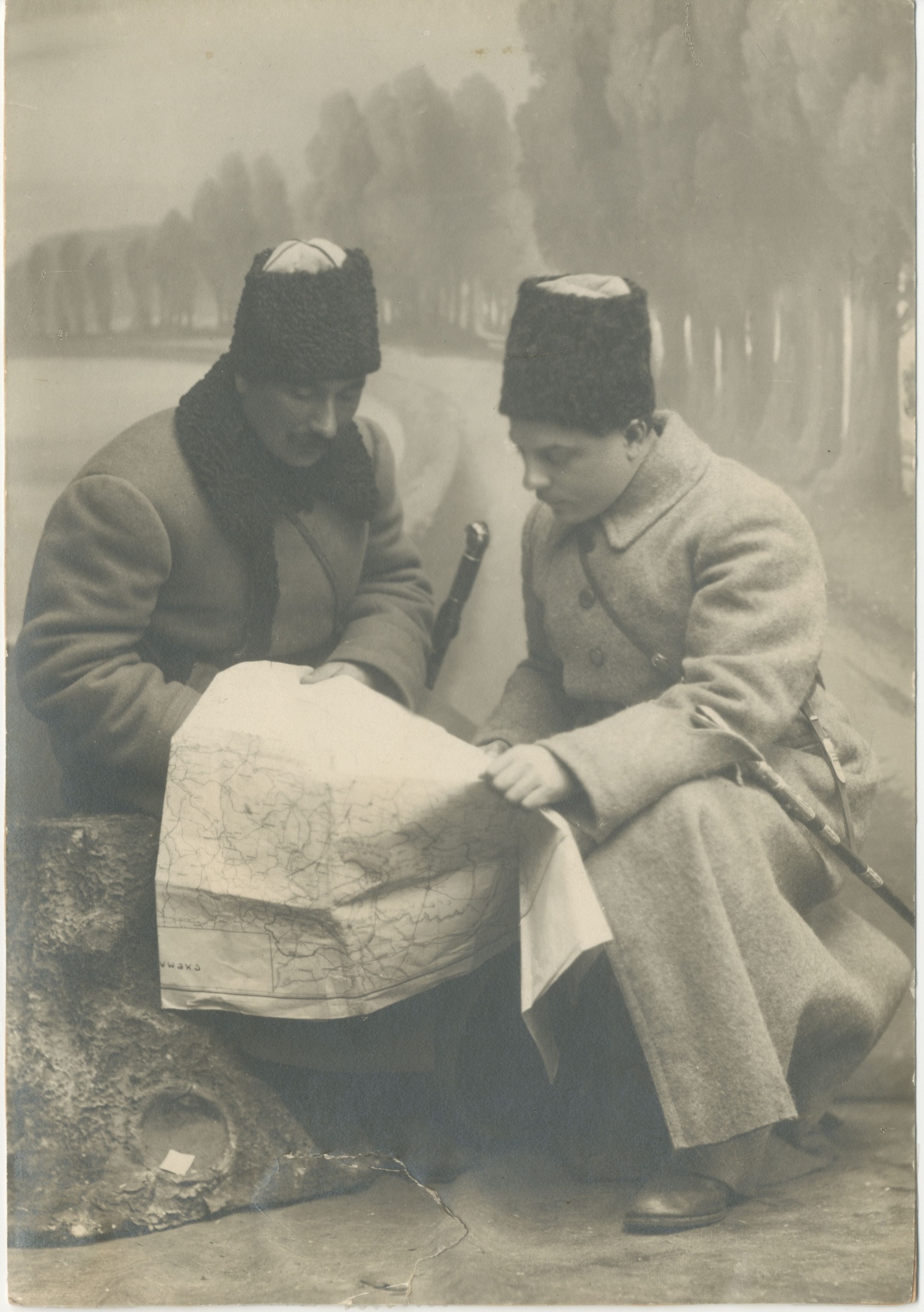 Фотография «Командарм 1-й Конной Армии Буденный С.М. и член РВС Ворошилов К.Е.», 1919 год