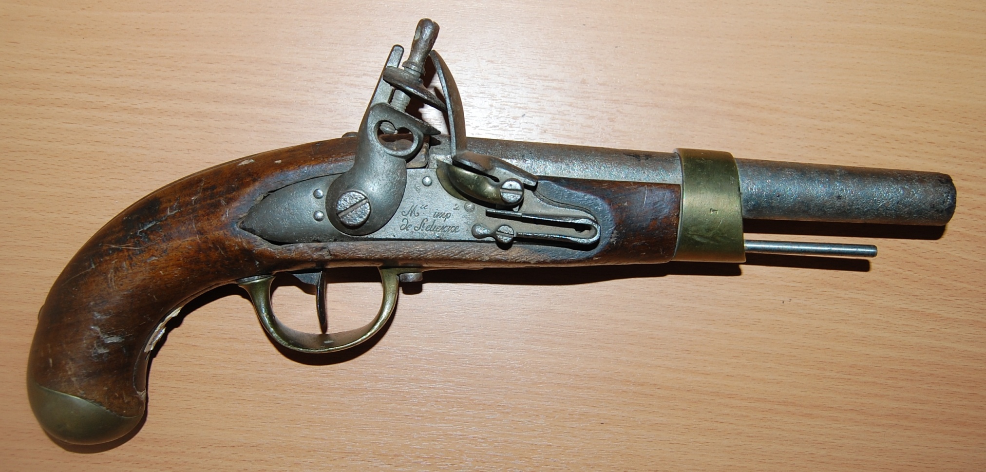 17.1-мм кавалерийский пистолет «AN-IX». Первая империя (Франция). Начало XIX века.