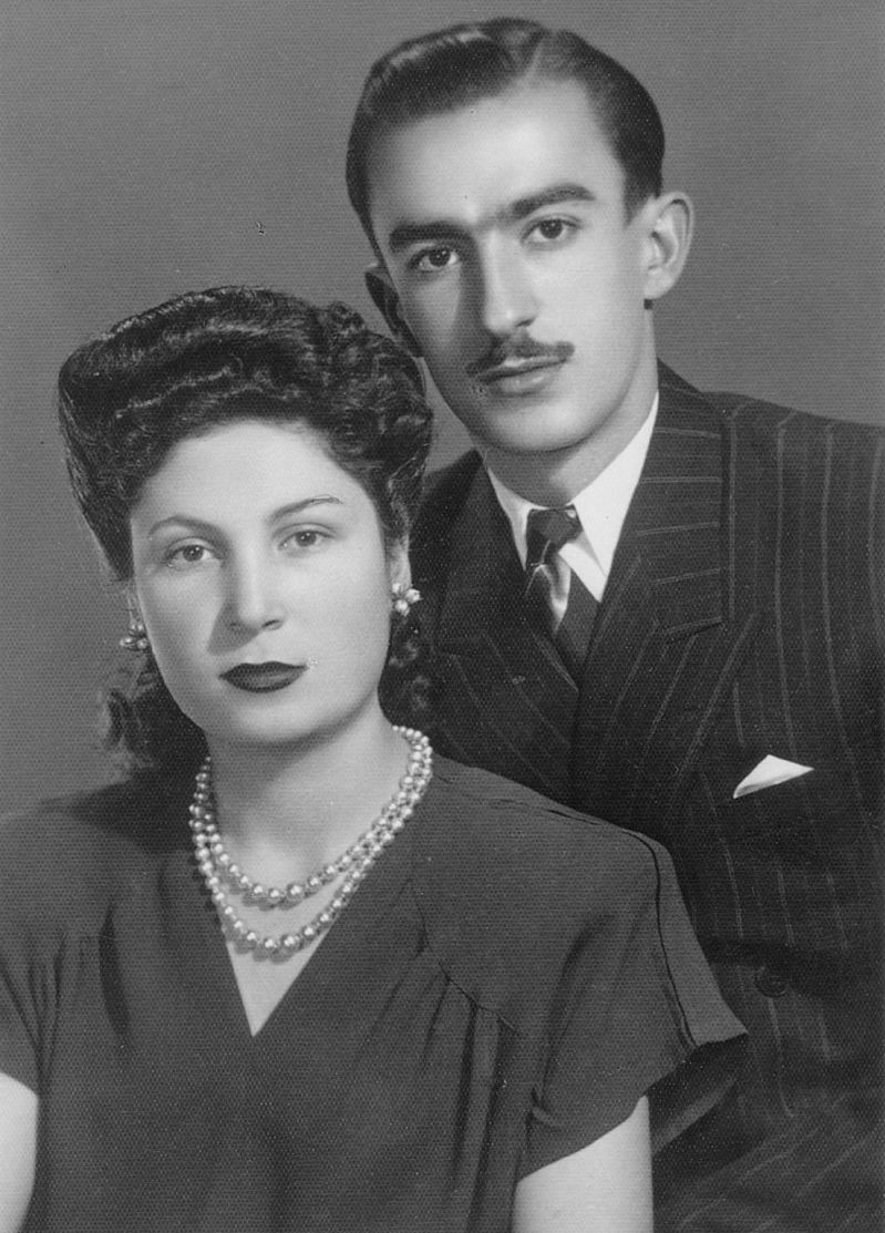02.	Фотография «Супруги Геворк и Гоар Вартанян». 1950-е годы. (Фотография из открытого доступа)