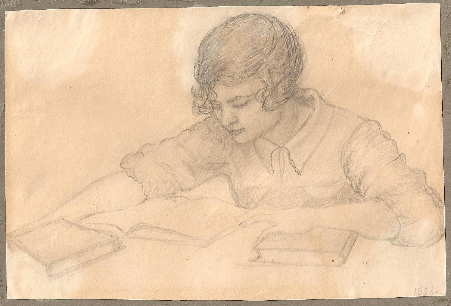 Барашьян О.М. (Р.Т.). Портрет дочери Анаид. 1930.